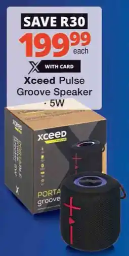 Checkers Hyper Xceed Pulse Groove Speaker offer