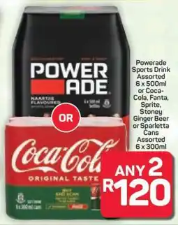 Pick n Pay Hypermarket Powerade or Coca-Cola Assorted Packs offer