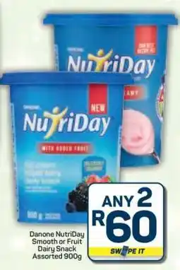Pick n Pay Hypermarket Danone NutriDay Smooth or Fruit Dairy Snack offer