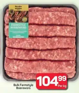 Pick n Pay Hypermarket Bulk Farmstyle Boerewors offer
