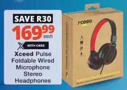 Checkers Hyper Xceed Pulse Foldable Wired Microphone Stereo Headphones offer
