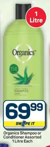 Pick n Pay Hypermarket Organics Shampoo or Conditioner offer