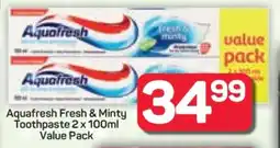 Pick n Pay Hypermarket AQUAFRESH FRESH & MINTY TOOTHPASTE offer