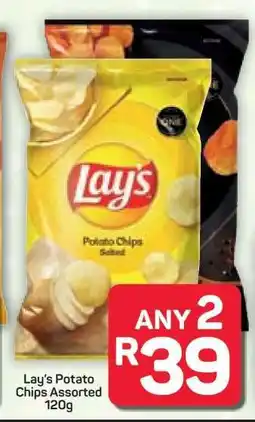 Pick n Pay Hypermarket Lay's Potato Chips Assorted 120g offer