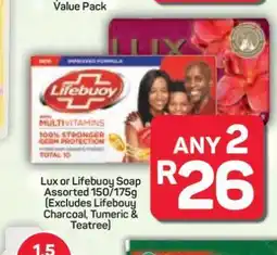 Pick n Pay Hypermarket Lux or Lifebuoy Soap offer