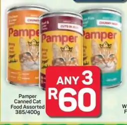 Pick n Pay Hypermarket Pamper Canned Cat Food Assorted offer