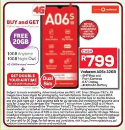 Pick n Pay Hypermarket Vodacom A06s 32GB offer