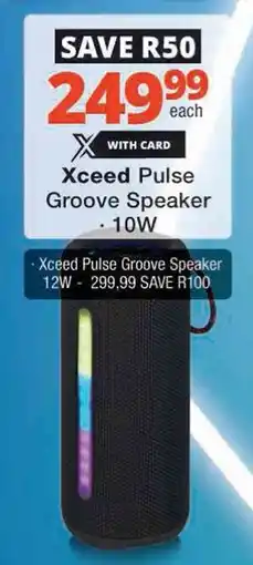 Checkers Hyper Xceed Pulse Groove Speaker offer