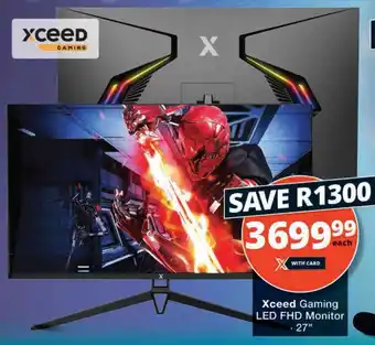 Checkers Hyper Xceed Gaming LED FHD Monitor offer