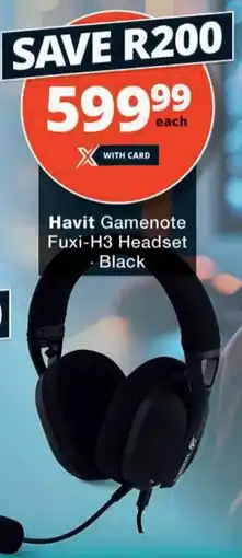 Checkers Hyper Havit Gamenote Fuxi-H3 Headset offer