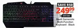 Checkers Hyper Havit Gamenote Multi-Function Keyboard offer