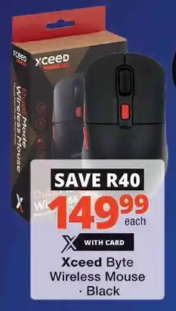 Checkers Hyper Xceed Byte Wireless Mouse offer