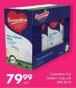 Save Creamline Full Cream Long Life Milk offer