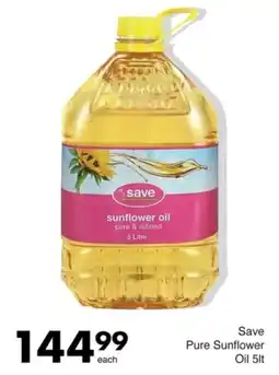 Save Save Pure Sunflower Oil offer
