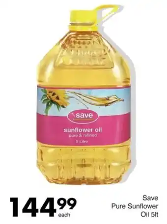Save Save Pure Sunflower Oil offer