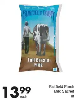 Save Fairfield Fresh Milk Sachet offer