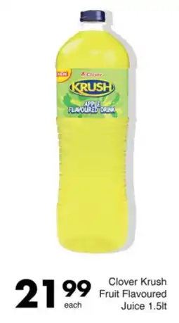 Save Clover Krush Fruit Flavoured Juice offer