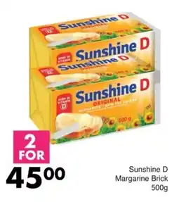 Save Sunshine D Margarine Brick offer