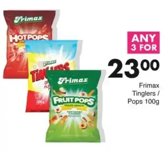 Save Frimax Tinglers/ Pops offer
