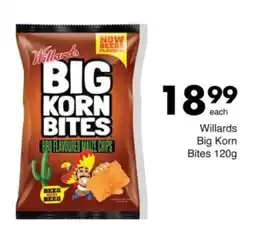 Save Willards Big Korn Bites offer