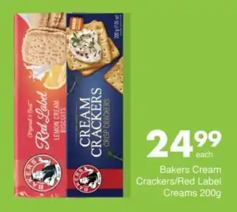 Save Bakers Cream Crackers/ Red Label Creams offer