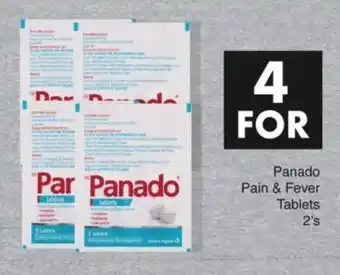 Save Panado Pain & Fever Tablets offer