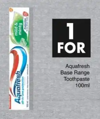 Save Aquafresh Base Range Toothpaste offer
