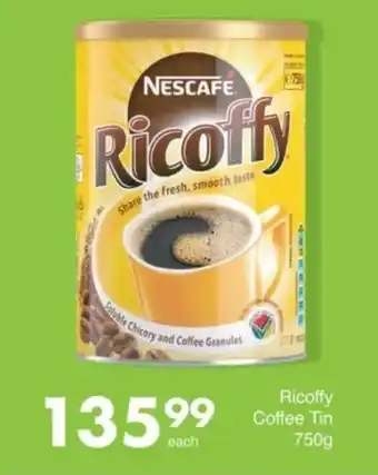 Save Nescafe Ricoffy Coffee Tin offer