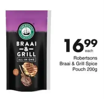 Save Robertsons Braai & Grill Spice Pouch offer