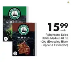 Save Robertsons Spice Refills Medium offer