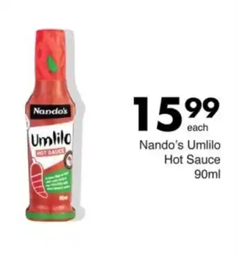 Save Nando's Umlilo Hot Sauce offer