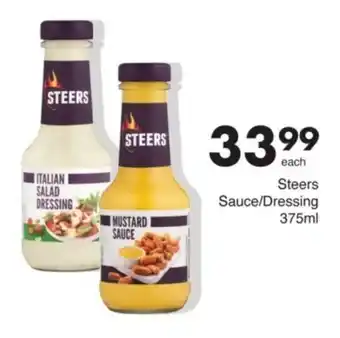 Save Steers Sauce/ Dressing offer
