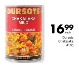 Save Dursots Chakalaka offer