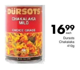 Save Dursots Chakalaka offer