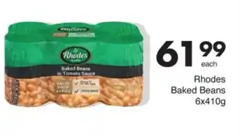 Save Rhodes Baked Beans offer
