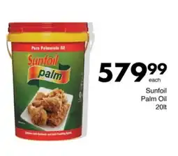 Save Sunfoil Palm Oil offer