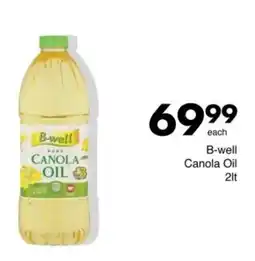 Save B-well Canola Oil offer