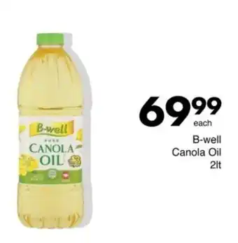 Save B-well Canola Oil offer
