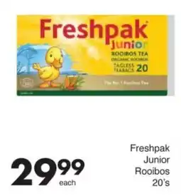 Save Freshpak Junior Rooibos offer