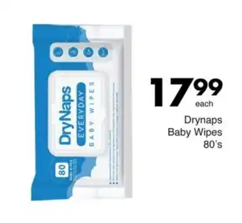 Save Drynaps Baby Wipes offer