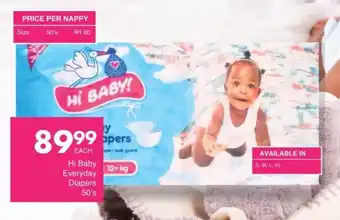Save Hi Baby Everyday Diapers offer
