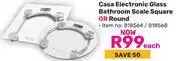 Game Casa Electronic Glass Bathroom Scale Square Or Round-Each offer