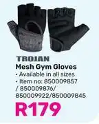 Game Trojan Mesh Gym Gloves offer