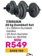 Game Trojan Dumbbell Set-20kg offer