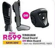 Game Trojan Head Guard Or Shin Guard offer