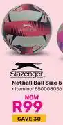 Game Slazenger Netball Ball Size 5 offer