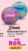 Game Shoot Netball Ball Size 5-Each offer