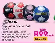 Game Shoot Supporter Soccer Ball Size 5-Each offer
