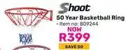 Game Shoot 50 Year Basketball Ring offer