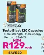Game SSA Testo Blast 120 Capsules-Each offer